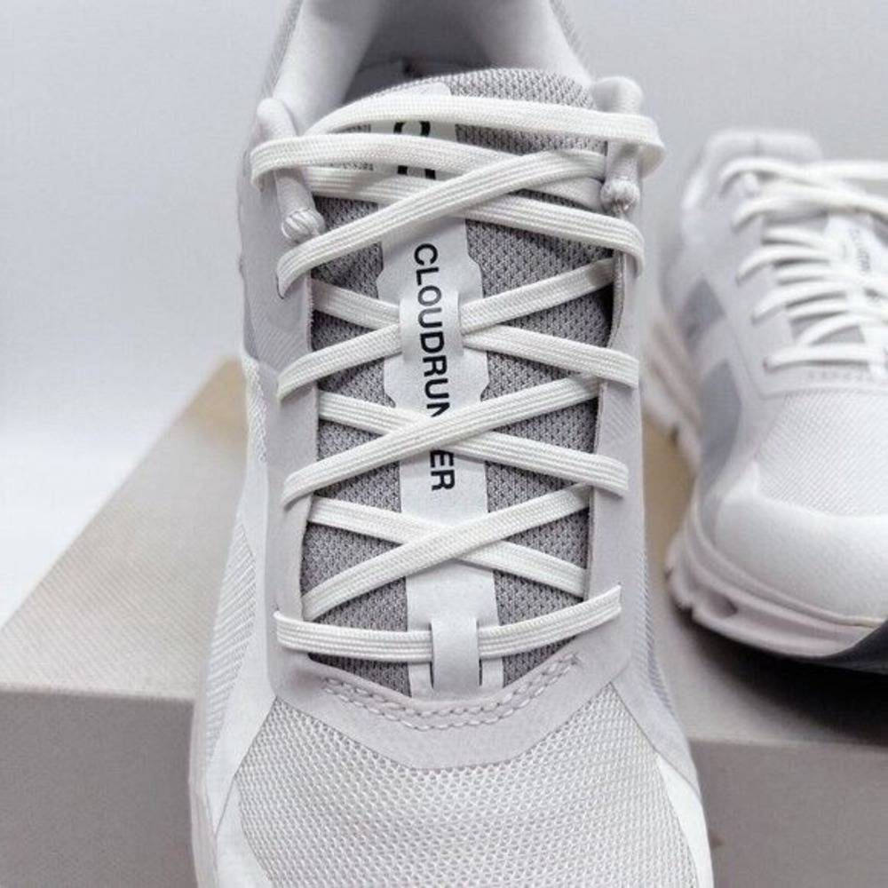 ON Cloud Cloudrunner Runner Running Shoe White/ F… - image 9